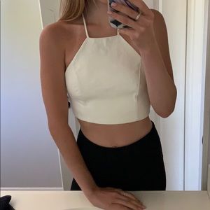 Nasty gal patent leather halter